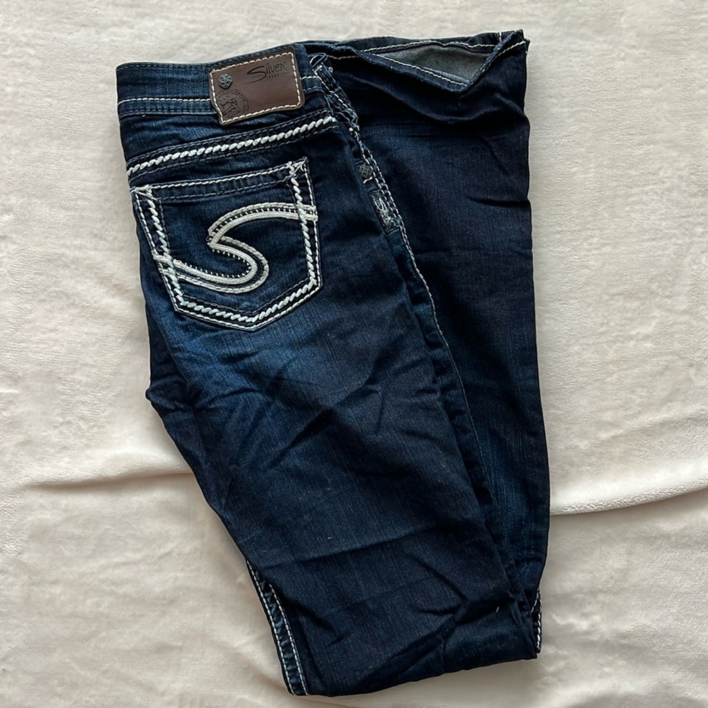 Silver jeans